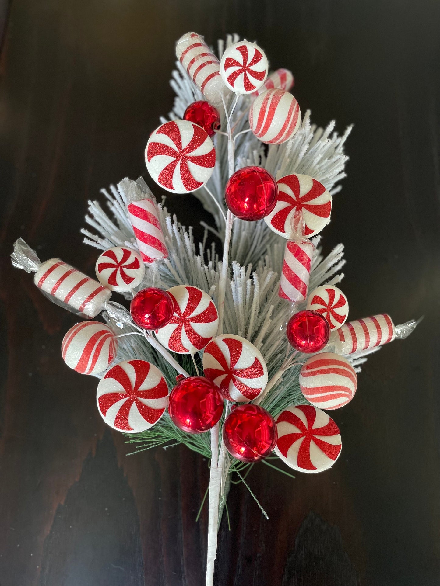 31" Peppermint candy spray.