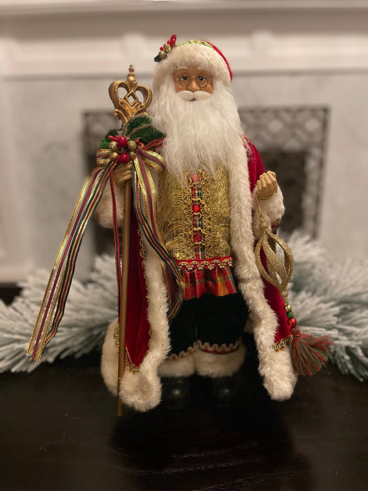 18” Classic Carols Santa.