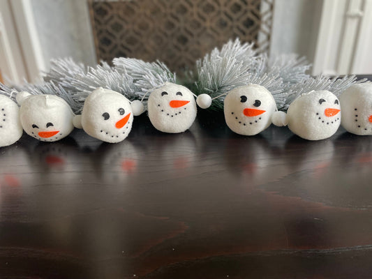 5.5’ Snowman Snowball garland*