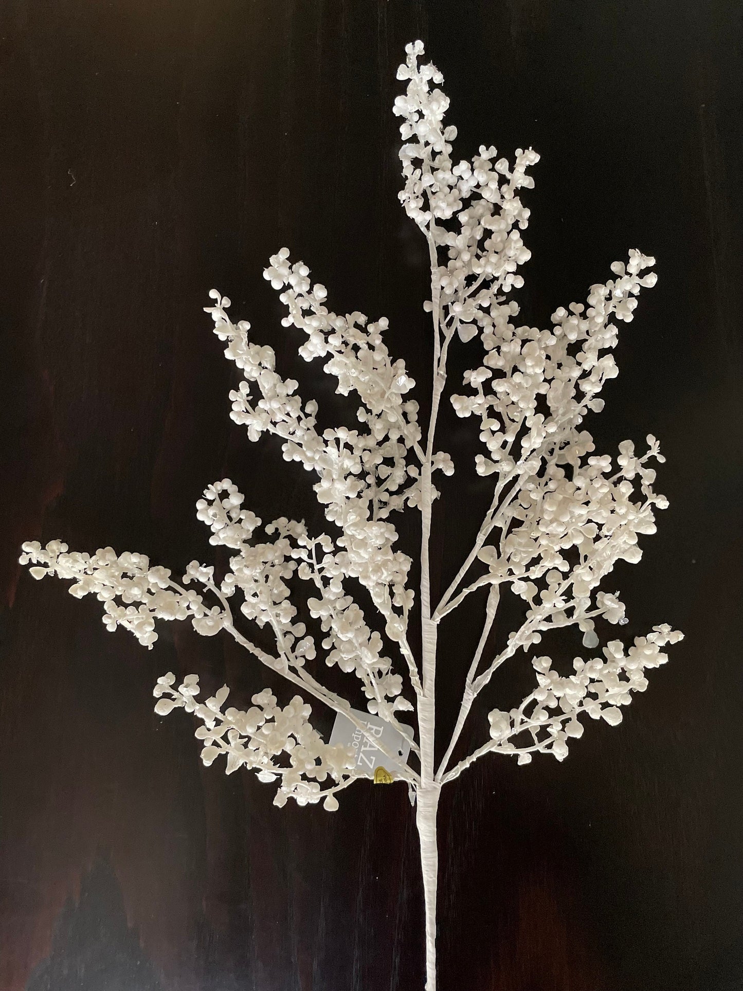 29” Snowy white berry spray.