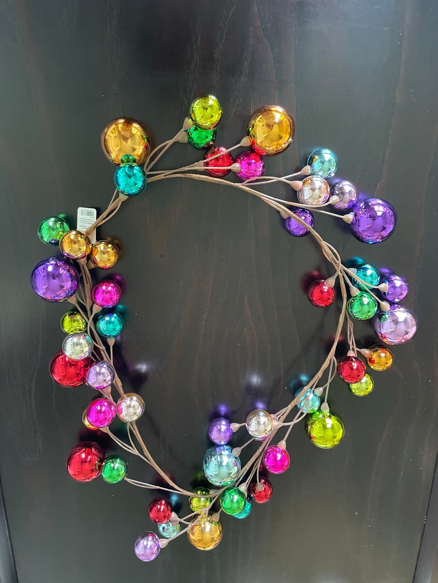 4’ Multicolor ball garland