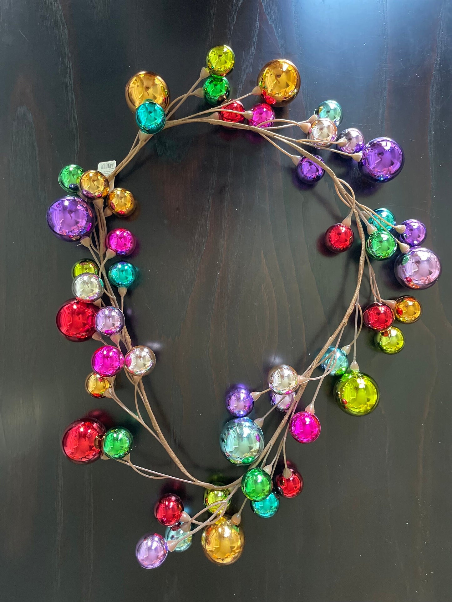 4’ Multicolor ball garland