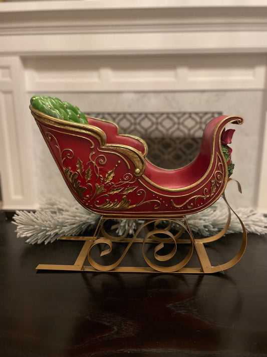 22” Classic Sleigh. Christmas.