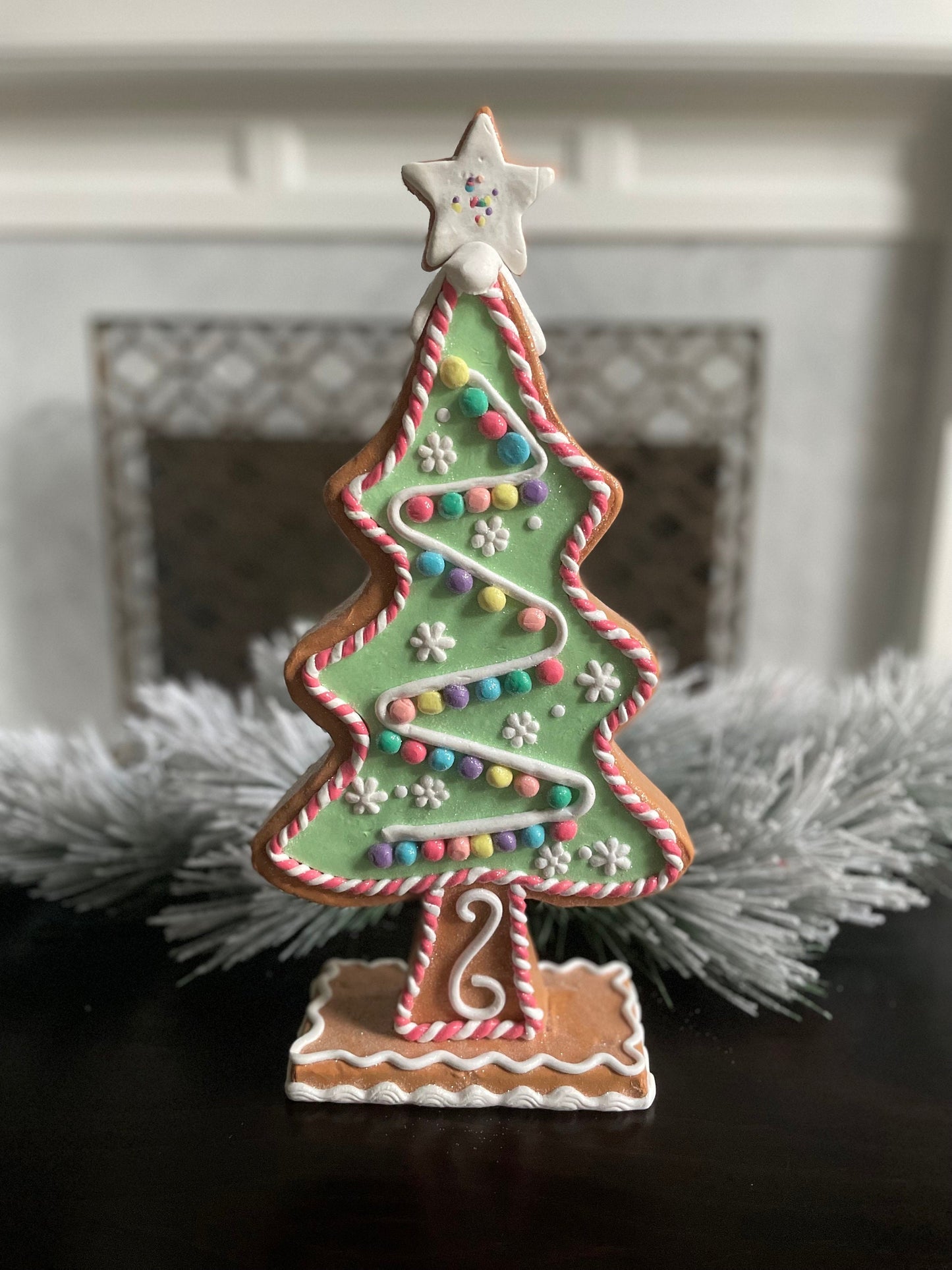 17” Candy Christmas tree. Christmas. Claydough.