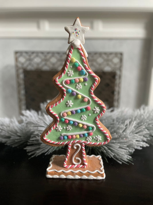 17” Candy Christmas tree. Christmas. Claydough.