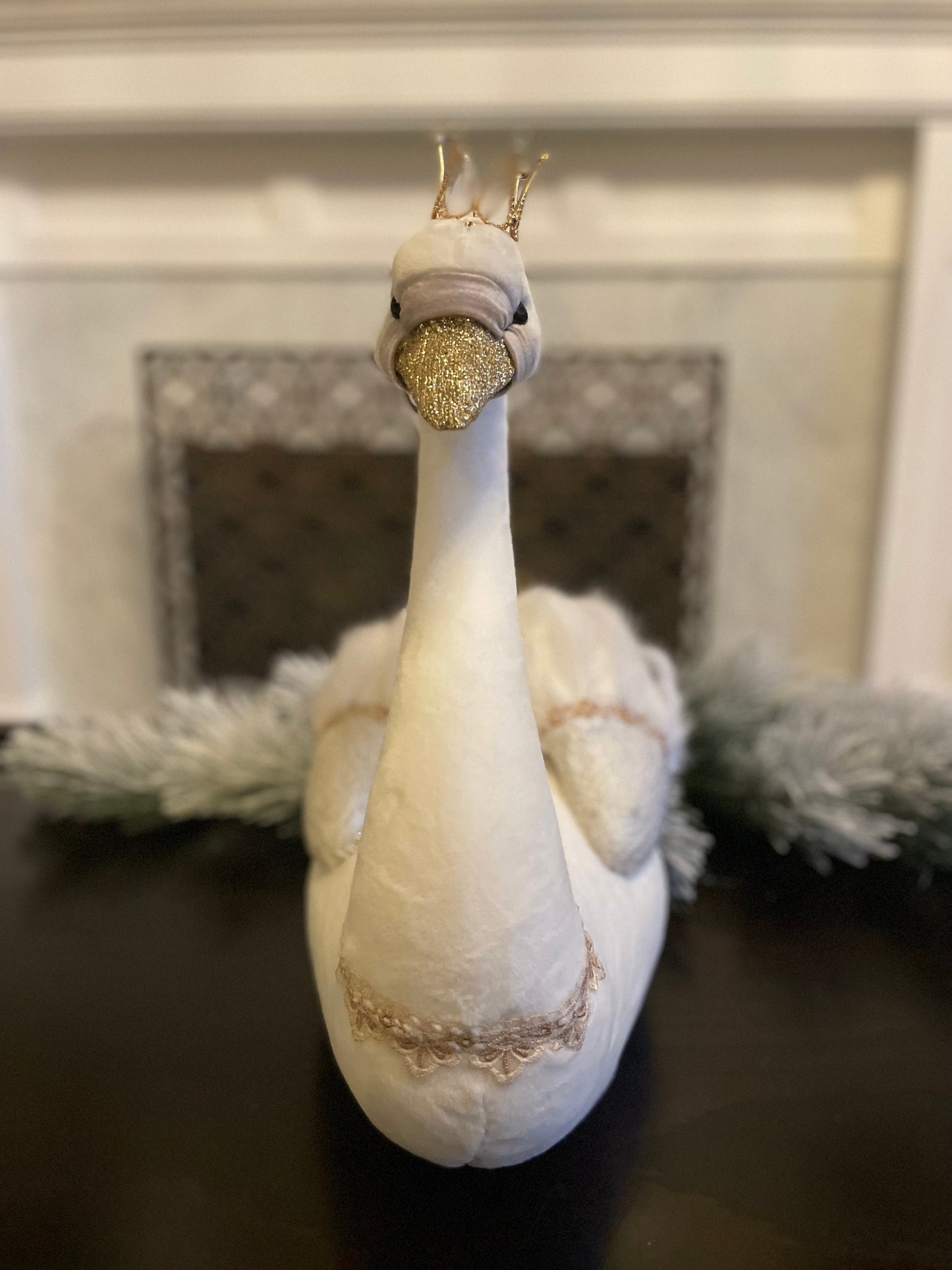 18" Swan white beauty. Mark Roberts.