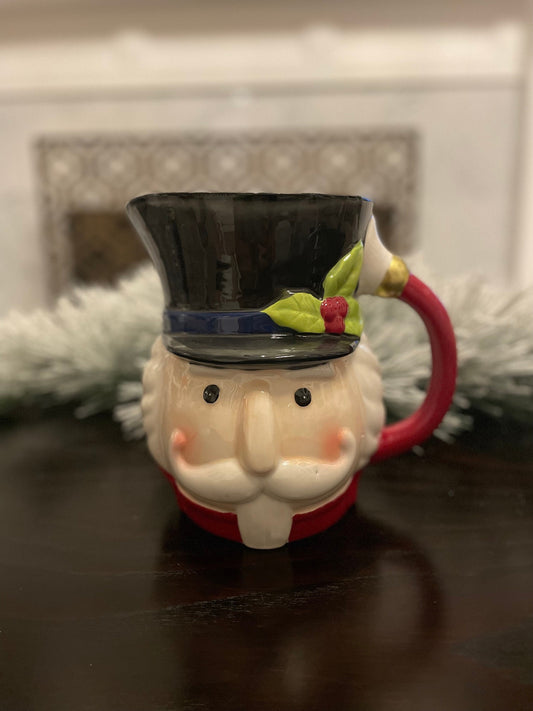 9”h x 9”w. Nutcracker dolomite jar.