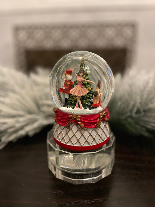 6"H Nutcracker water globe.