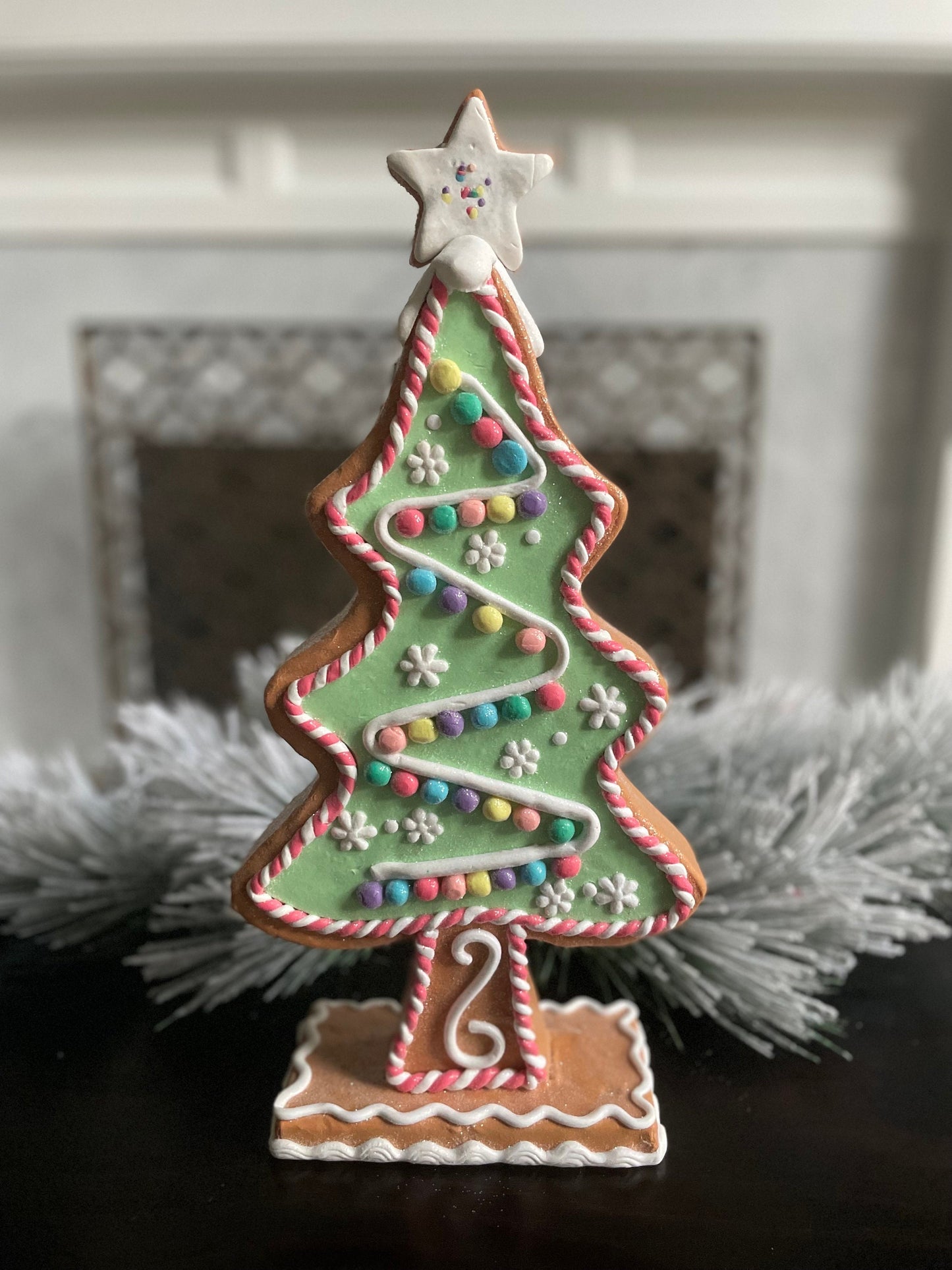 17” Candy Christmas tree. Christmas. Claydough.