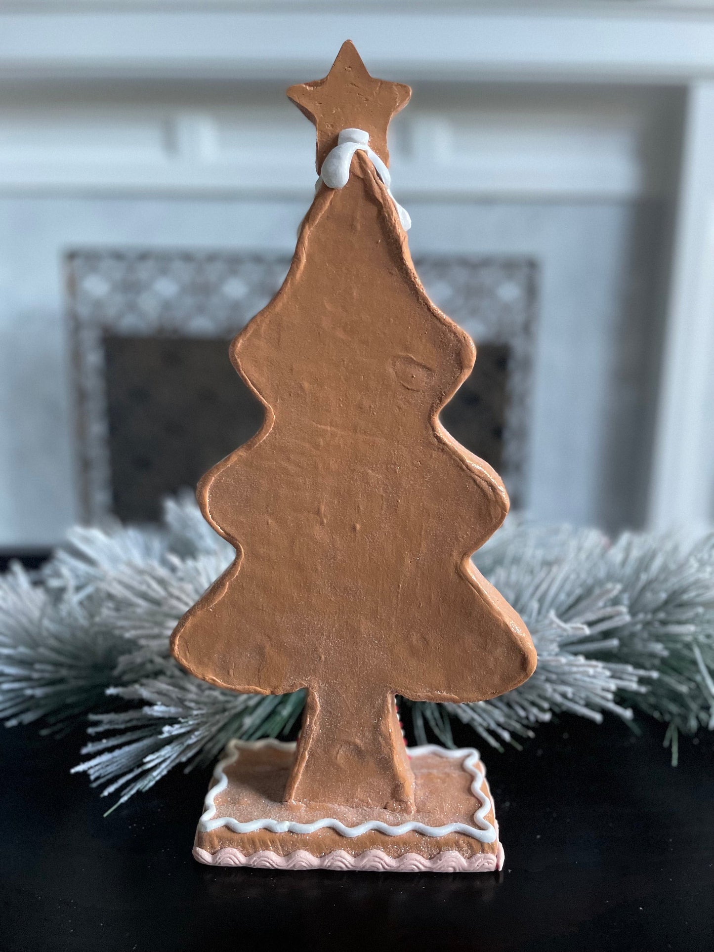 17” Candy Christmas tree. Christmas. Claydough. Pink.