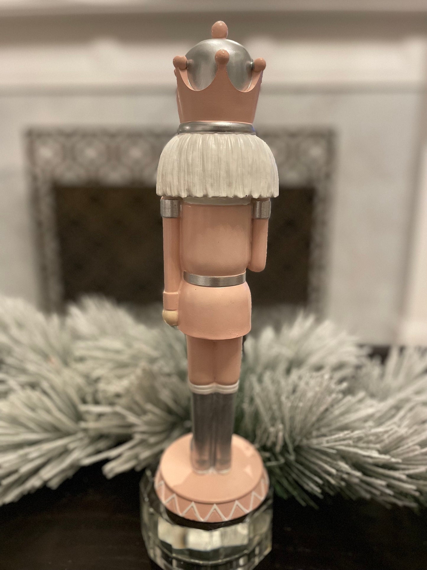 14” Resin nutcracker with drum.